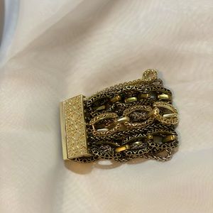 Mixed metal KS bracelet